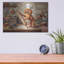  «Poodle In The Kitchen» par Rich Monet, art mural en métal, 16 po x 12 po-1117402827
