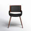 Chaise de salle à manger style Mid-Century en similicuir Seagraves-48414673