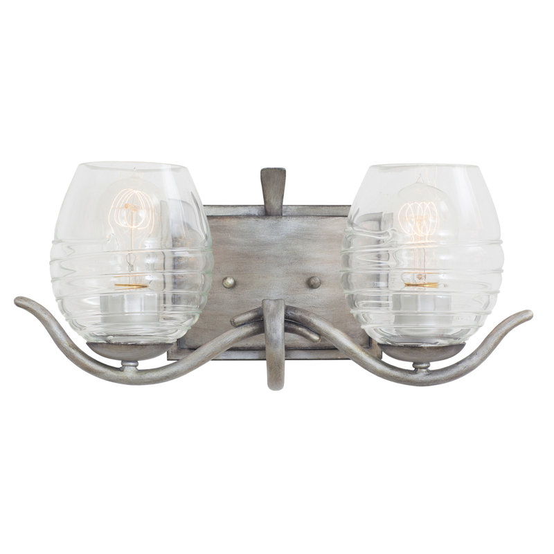 Éclairage pour meuble-lavabo 2 lumières Seabrook, Cuivre antique
