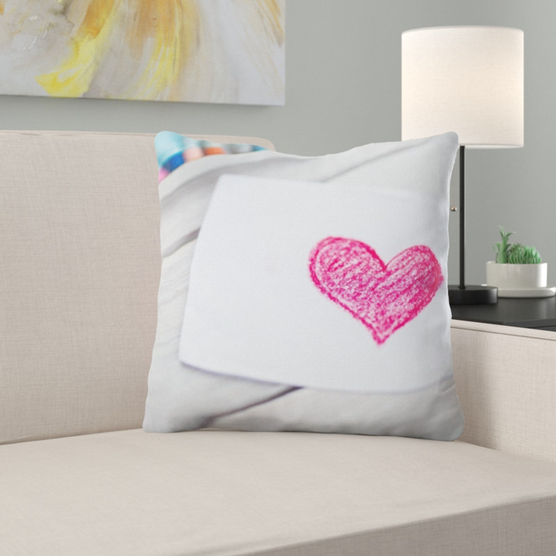 Coussin décoratif cardiaque