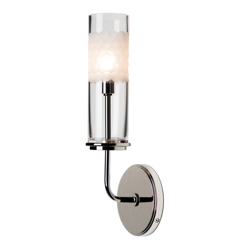 Wentworth 1 - Light Armed Sconce, Polished Nickel