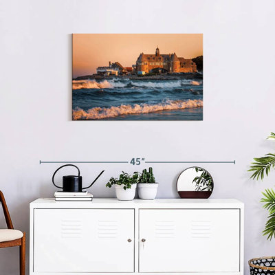 " Narragansett Towers Canvas Print "