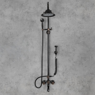 Mccall Mixer Shower with Dual Shower Head