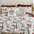 Southshore Fine Linens White Christmas Reversible Comforter Bedding Set, 7-Piece with 1 Comforter, 2 King Shams, 2 Euro Shams, 1 Throw Pillow and 1 Pillow Cover, King/California King-106632994