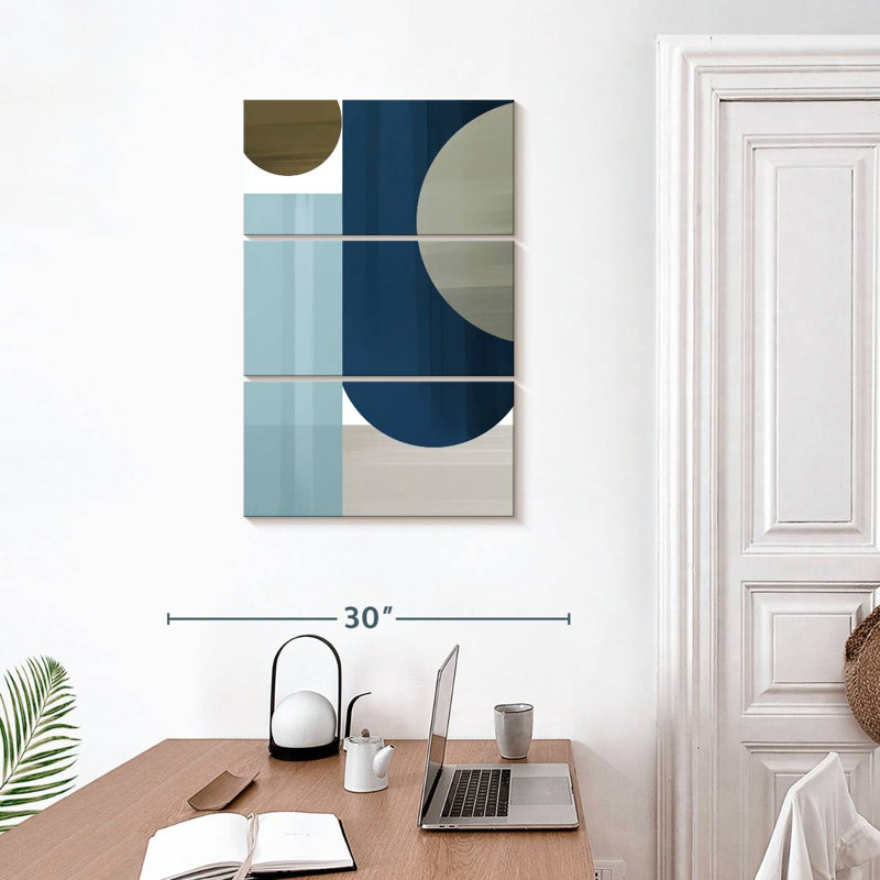 Avery Abstract Blue III, 32" H x 20" W
