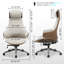 Fauteuil de direction Serene Ella Modern Comforts (cuir Napa)