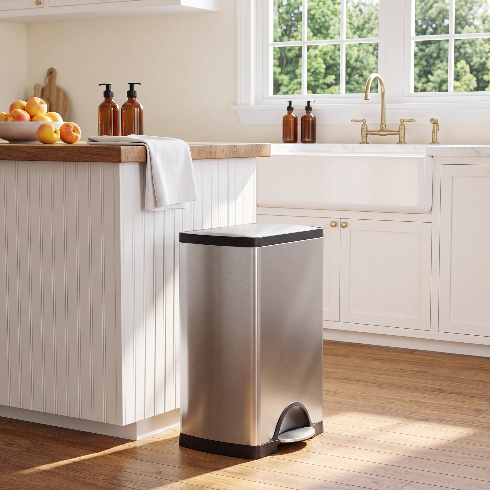 simplehuman 10gal Rectangular Step-On Can