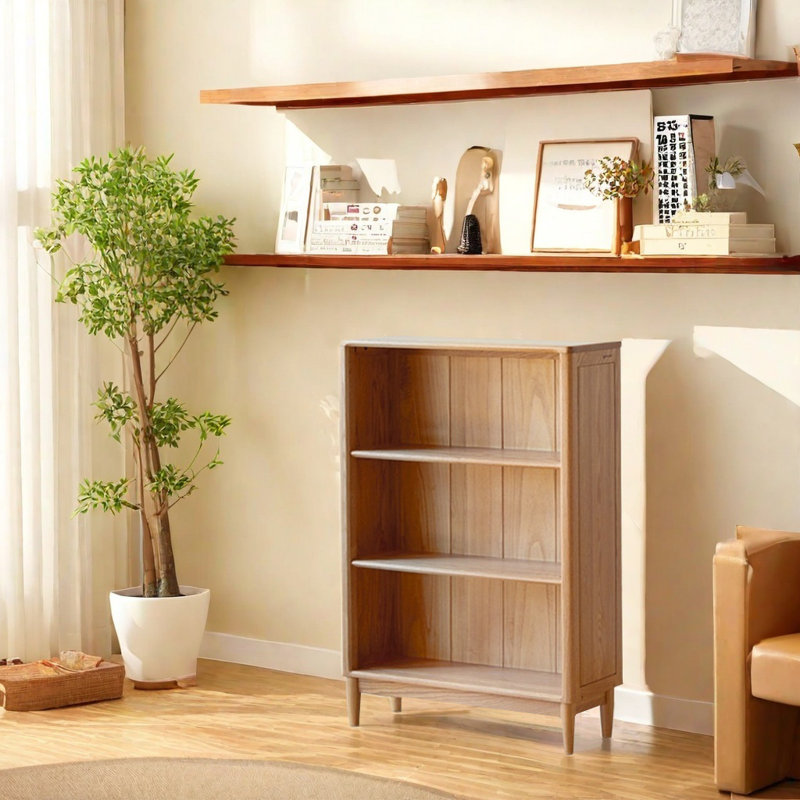 Minimalist Open Storage Accent Cabinet