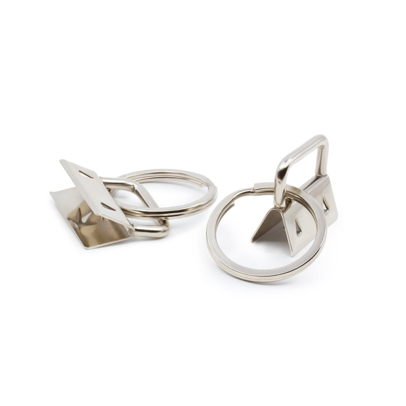 Quincaillerie pour porte-clés 1 po Dritz, 12 pièces, nickel
