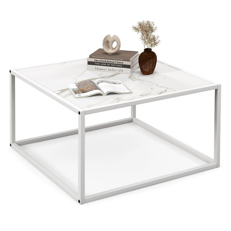 Daviah Coffee Table, White