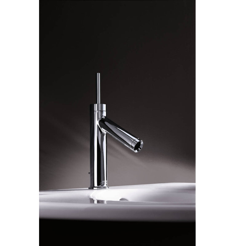 Starck Single Hole Bathroom Faucet with Drain Assembly, Chrome