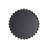 Beaded Round Wall Mirror 27"D