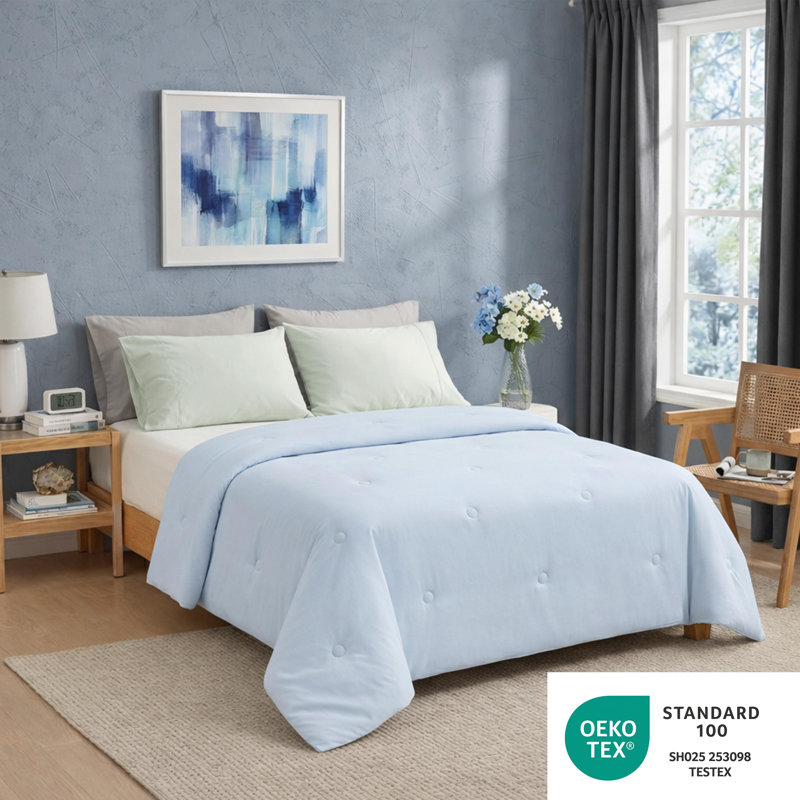 Cooling Comforter for Hot Sleepers, Lightweight Breathable Summer Blanket, Soft All Season Cooling Blanket, Machine Washable，Gift for Mother’s Day 