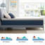 DubidapOn Medium Feeling Gel Memory Foam Mattress with Premium Foam& Breathable Fabric, Mattress In a Box, Lower Motion Transfer-112593491-129752022