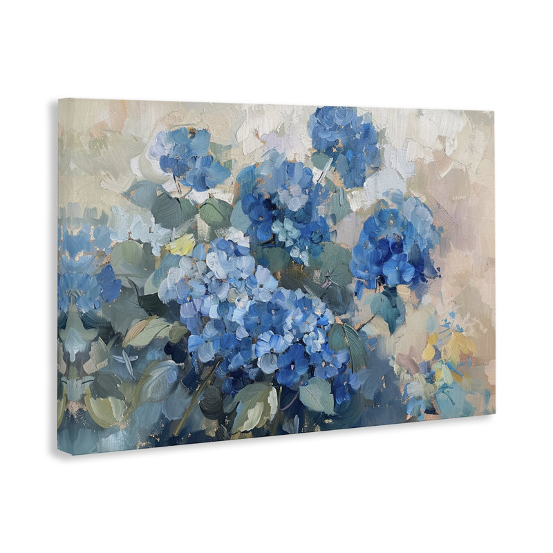  Impression sur toile Blue Hydrangeas Impression par LSR Design Studio, H 30 po x l 45 po