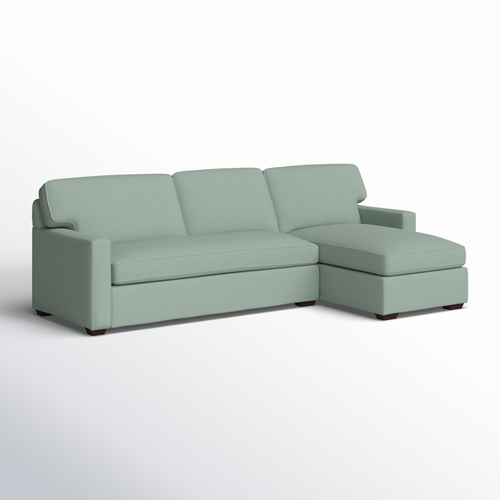 Taylor Upholstered Chaise L-Sectional, Right Hand Facing, Bayou Spray Canvas