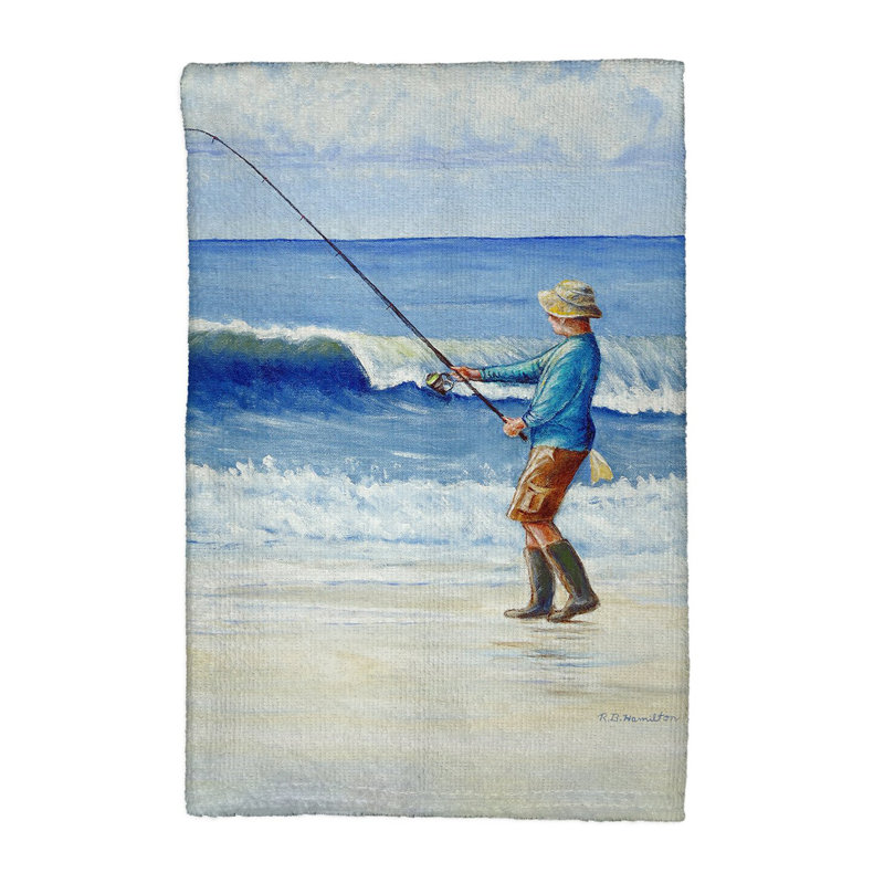 Serviette à main surf fishing