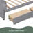 Twin Size Upholstered Daybed With Ergonomic Design Backrest And 2 Drawers-317434512