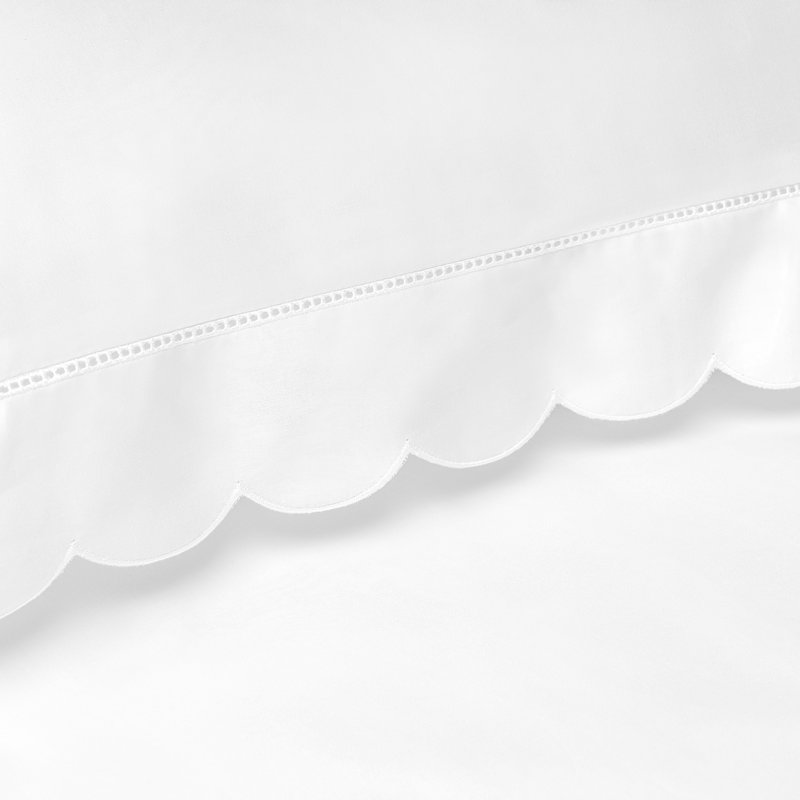 Couette festonnée pour tout-petits Starlight, blanc