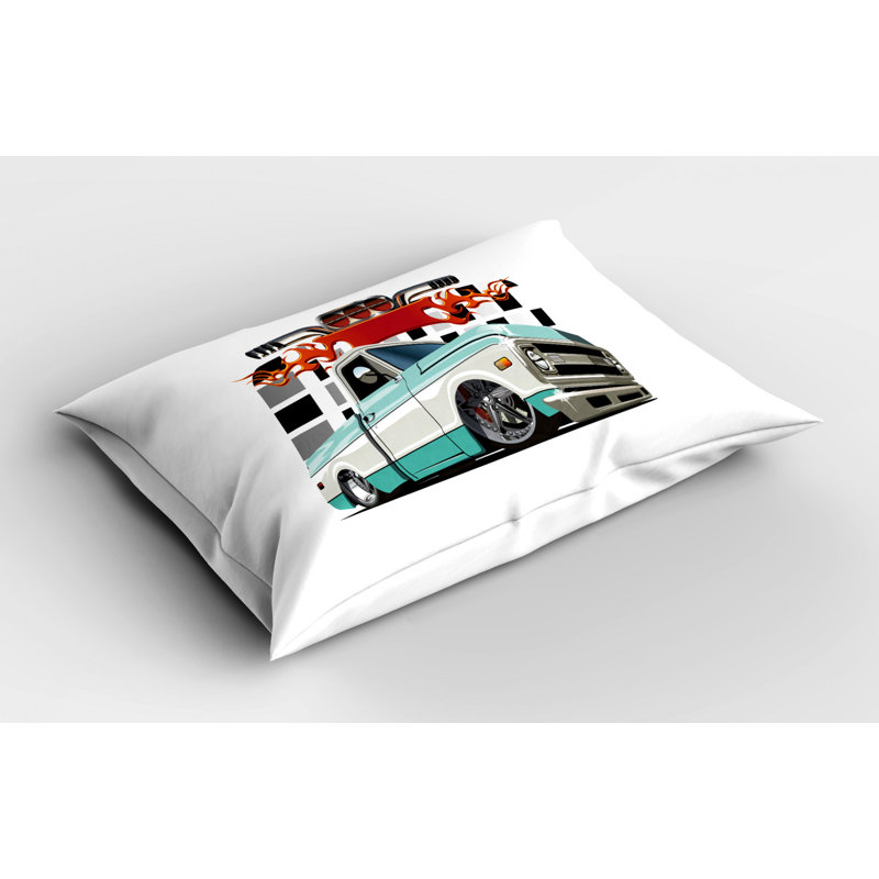 Truck Polyester Sham Set, Twin