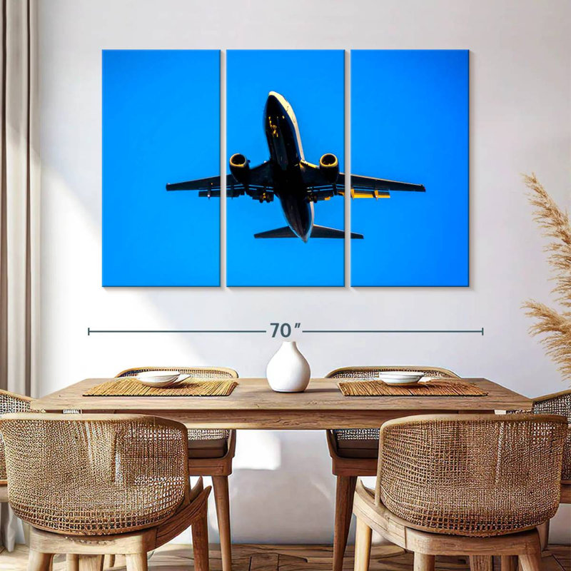 Mehar Boeing 737 Plane, 42" H x 65" W