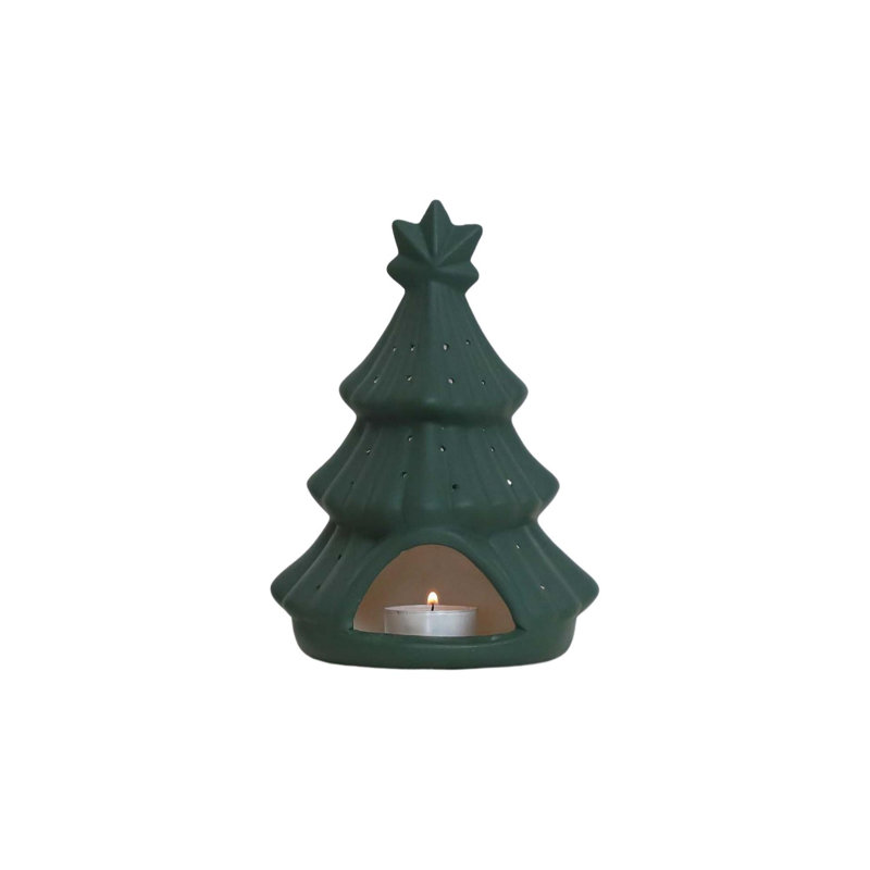 Elegant Decorative Object, 100% Ceramic, 5.5 x 4.9 x 7.5 inches | Stunning Green Color | Perfect for Home Décor & Accents, Adds a Touch of Style to Any Room, Ideal for Living Room or Office Spaces
