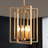 Minimalist 4 - Light Dimmable Modern Industrial Geometric Square/Rectangle Lantern Chandelier For Kitchen Island Dining Room Foyer Hallway-108236771