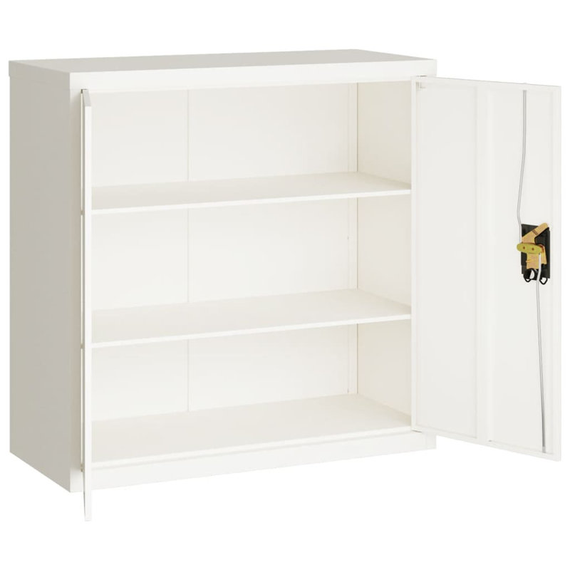 Naideline 2 -Door 2 -Shelf, White
