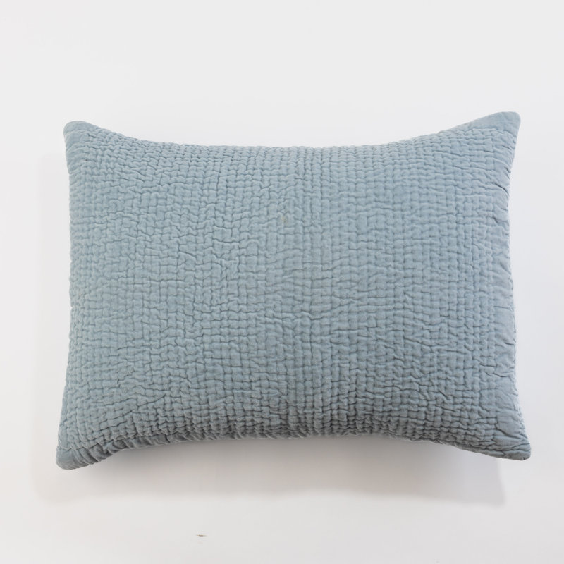 Hudson Sham, Blue, Twin