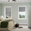 Store à enroulement double avec fenêtre Zebra Blinds, store à cordon horizontal, intimité, 72 po de longueur-1766997611-1766997601