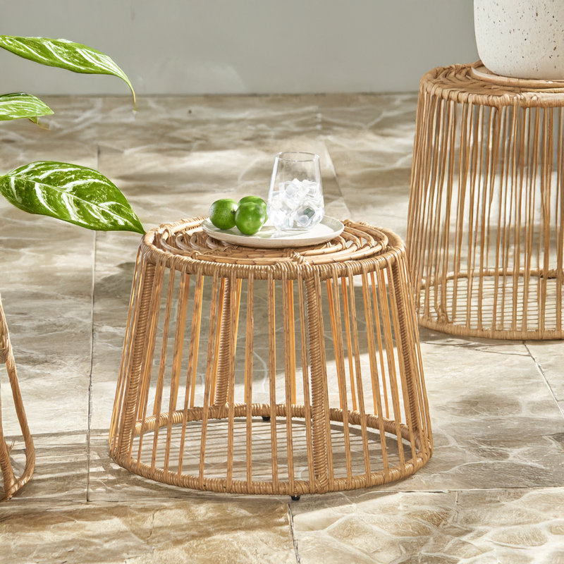Table d'appoint en osier Fiona