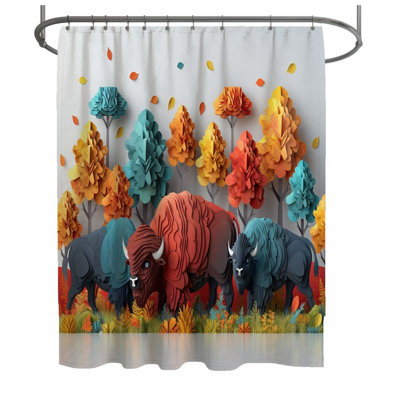 Rideau de douche Bison