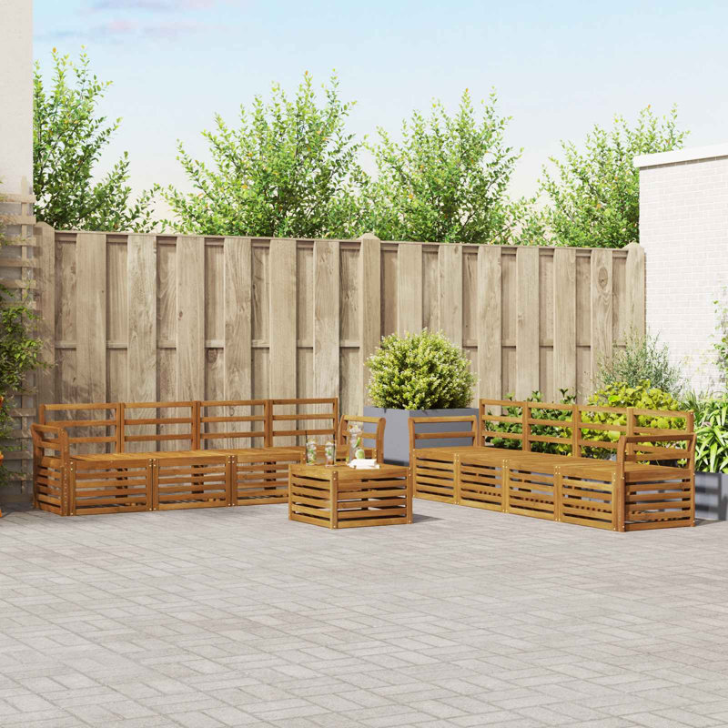253cm Wide Patio Sectional Set