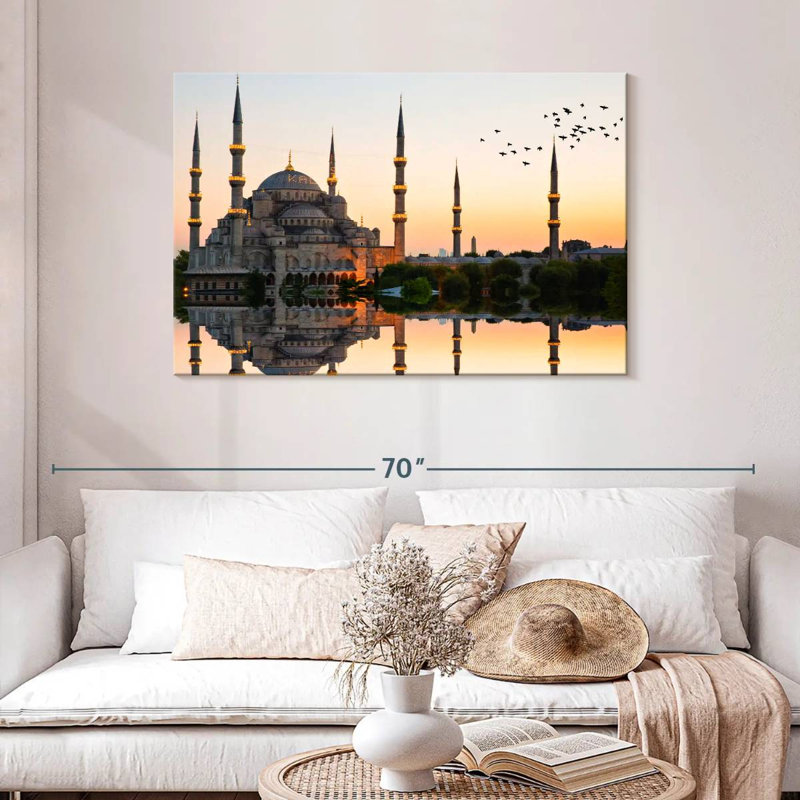 Dusky Hagia Sophia, 30" H x 45" W