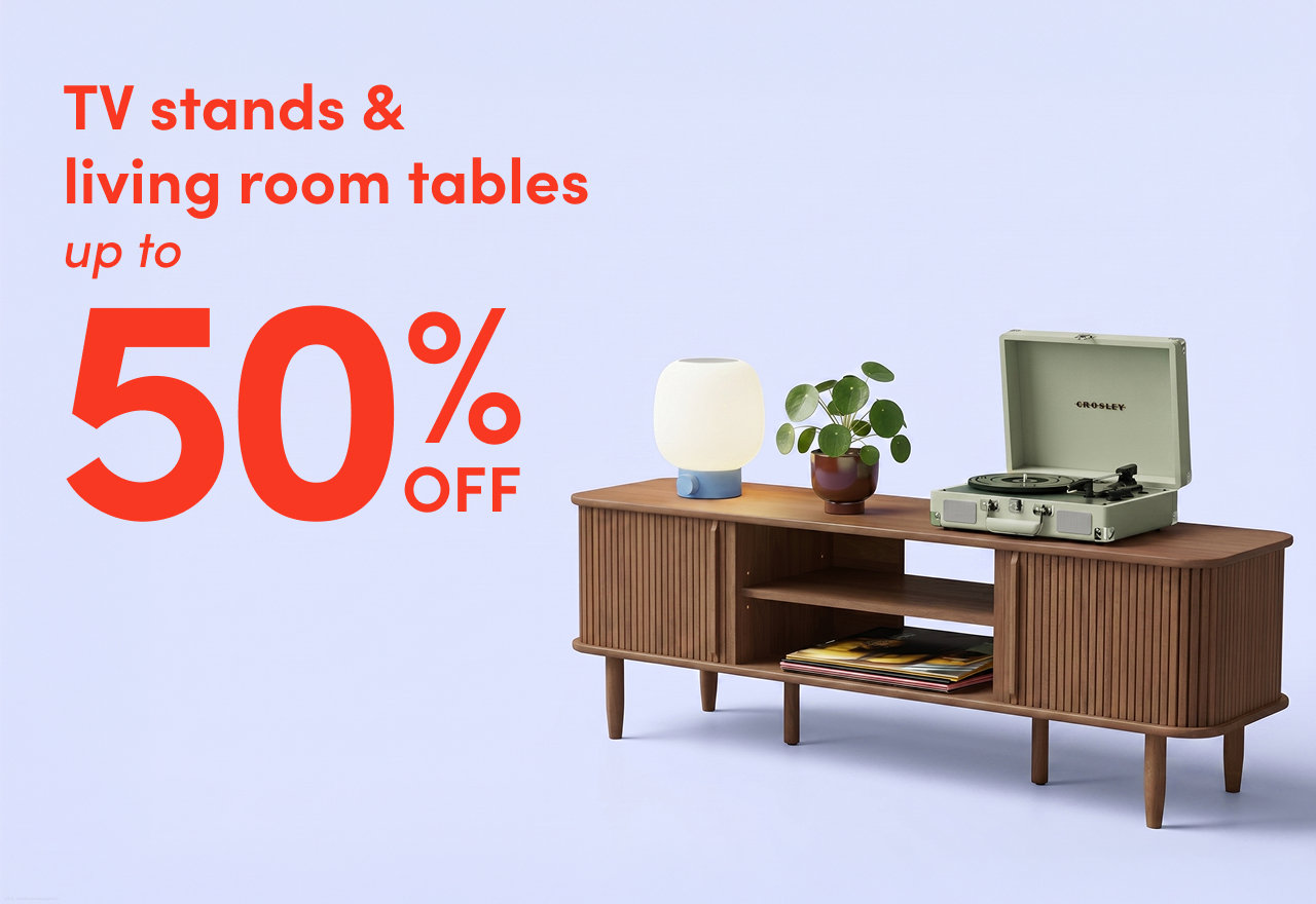 TV stand & living room table clearance