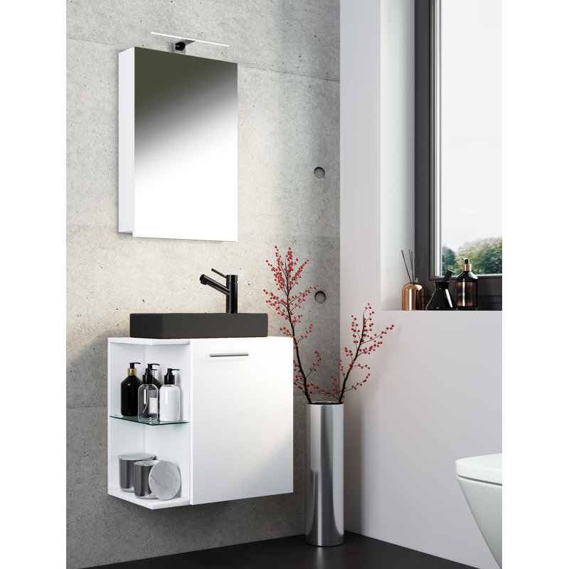 Rayniya Bathroom Furniture Suite, White