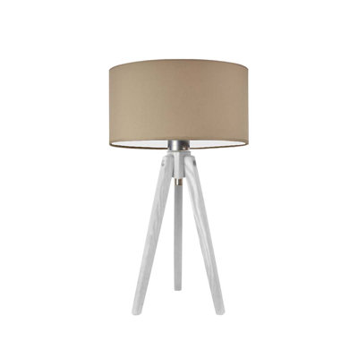 Balinas Solid Wood Tripod Lamp