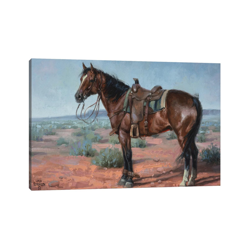 Ready & Waiting by Jack Sorenson - Wrapped Canvas Painting, 30.48 cm H x 45.72 cm W