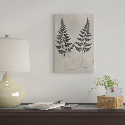 « rétro palm study i », impression sur toile