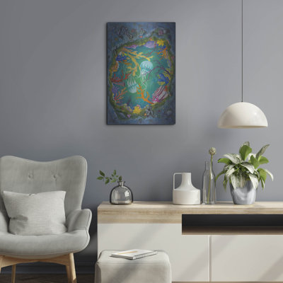 «Look Into JellyLand» par Tim Marsh, art mural en métal
