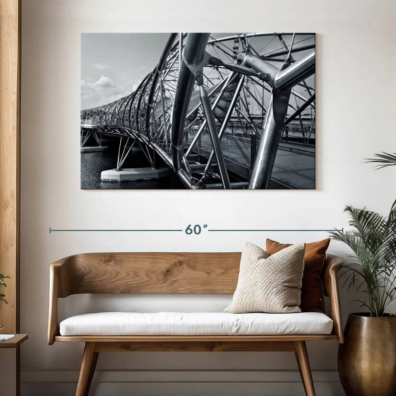 Lilie Singapore Helix Bridge, 32" H x 48" W