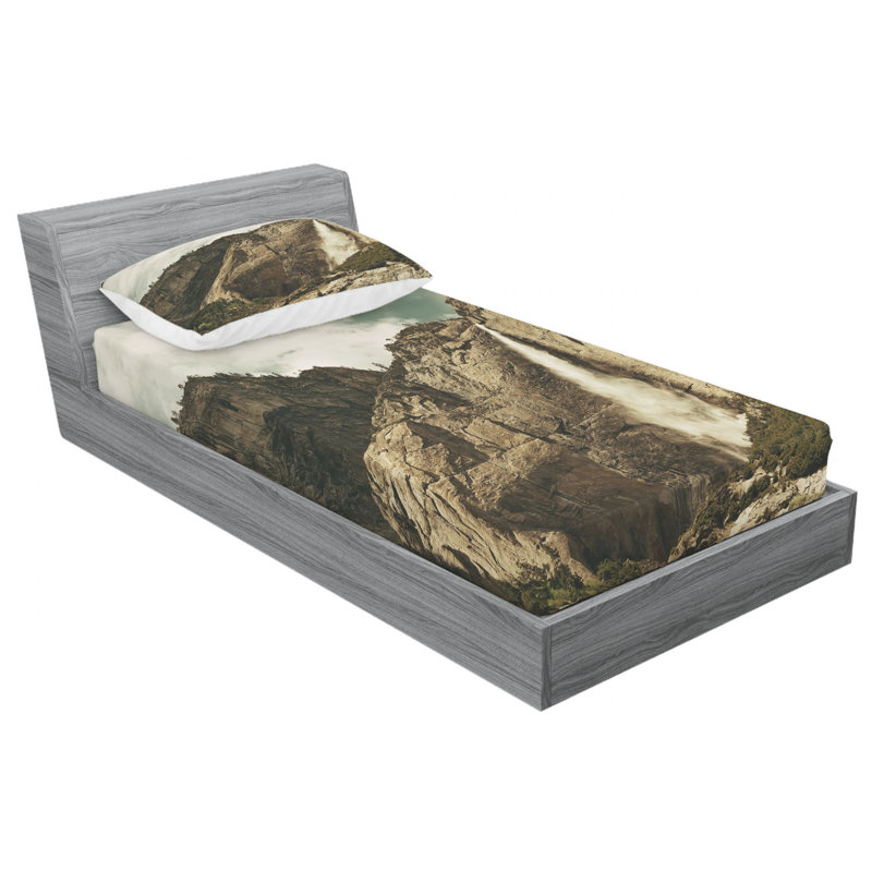 Microfiber Sheet Set, Twin Sheet Set with Fitted Sheet