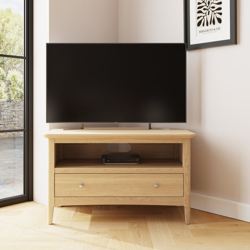 Unfinished Corner TV Stand for TVs up to 32"