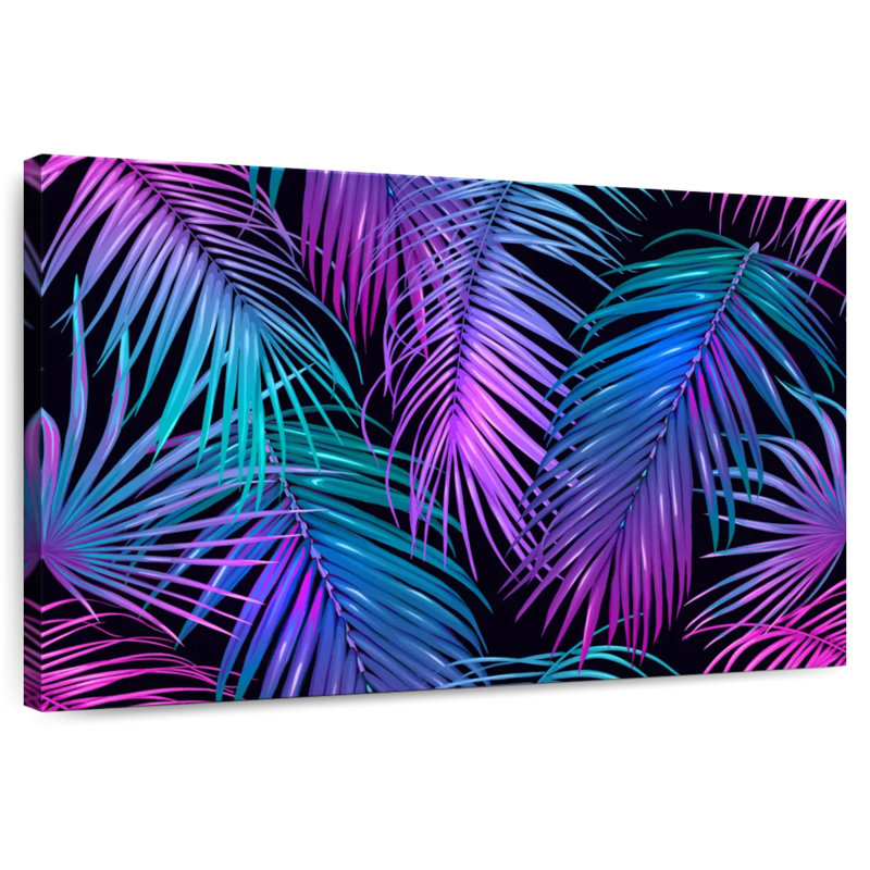 Feuilles de palmier Kerner aux couleurs néon