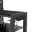 Wooden Storage TV Stand Black Tempered Glass Height Adjustable Universal Swivel Entertainment Center With Mount TV Stand,Black-2128532725
