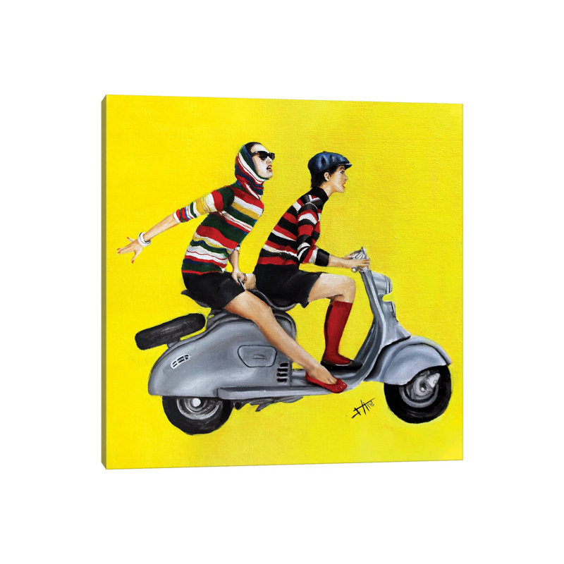 Vespa Girls-NSD21, H 12 po x l 12 po x P 0,75 po