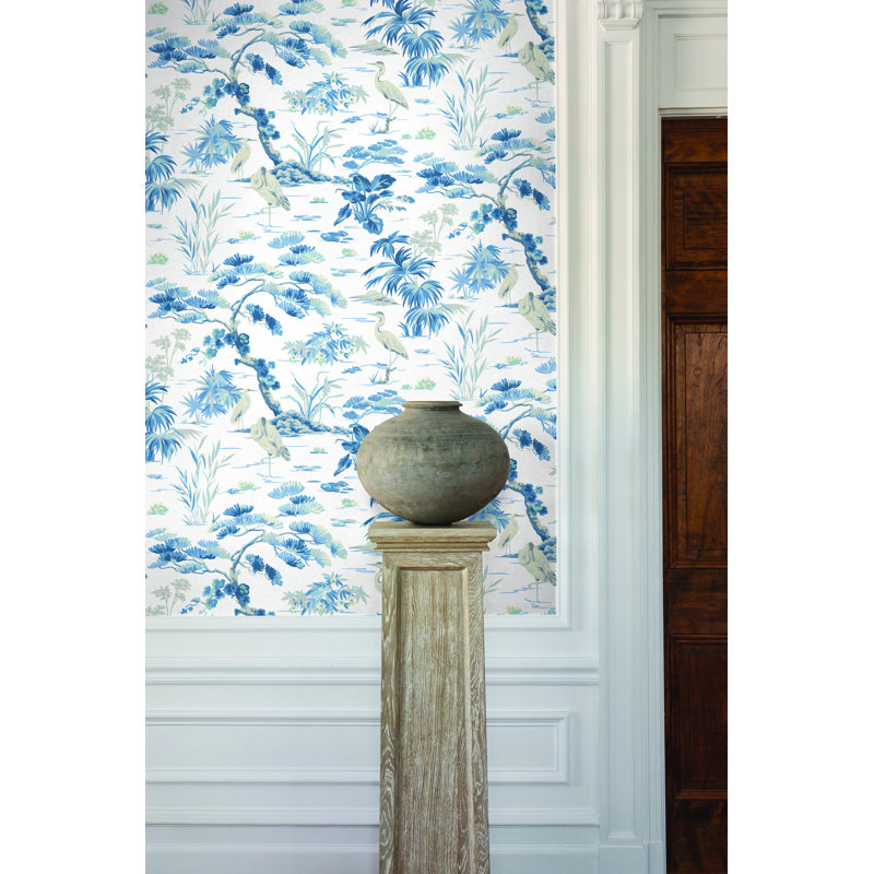 Papier peint Bridgewater, Blanc