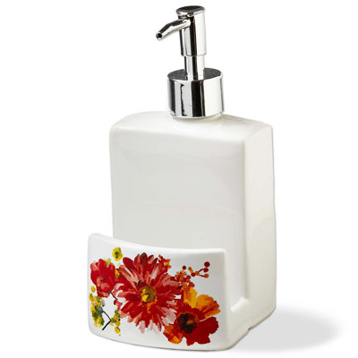 Spring Floral Soap Dispenser