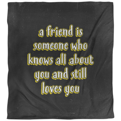 Housse de couette Love and Friendship Quote