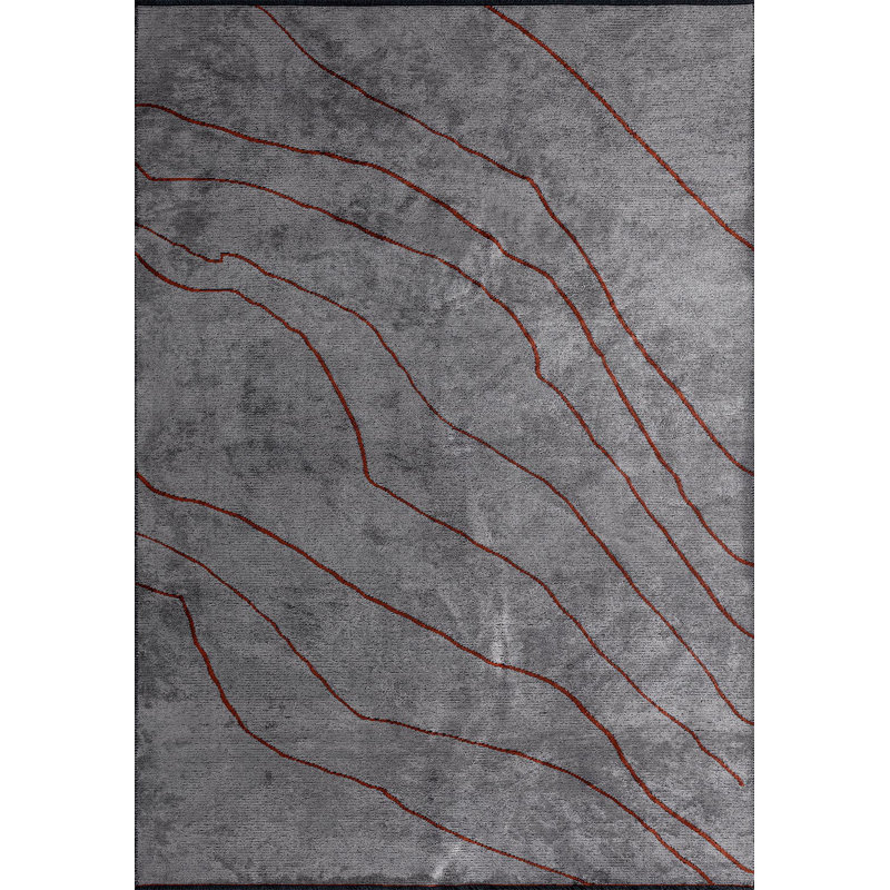 Rapture Abstract Area Rug, Rectangle 6'7" x 9'10"